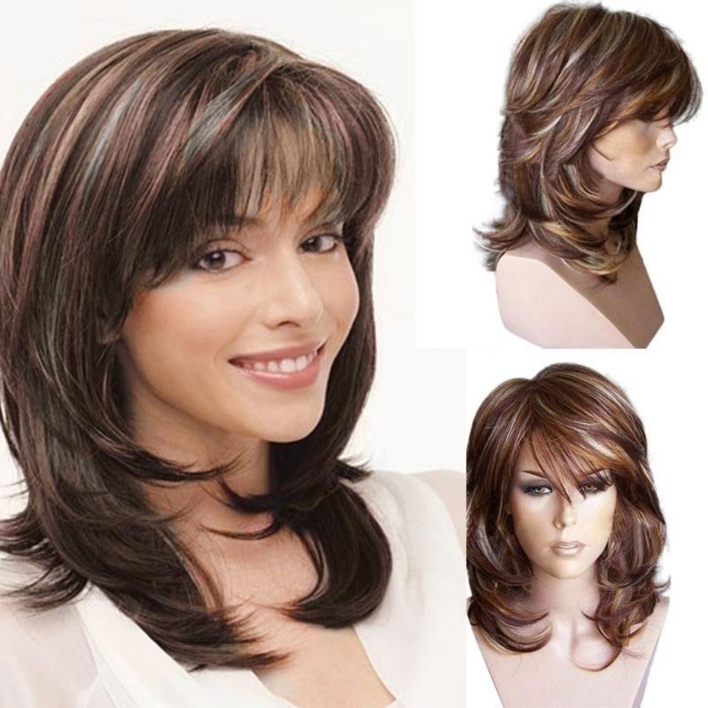 Heat Resistant Bang Wave Wig 16in